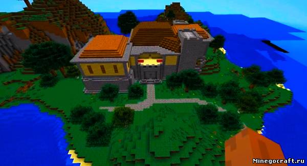 Карта дом для Minecraft