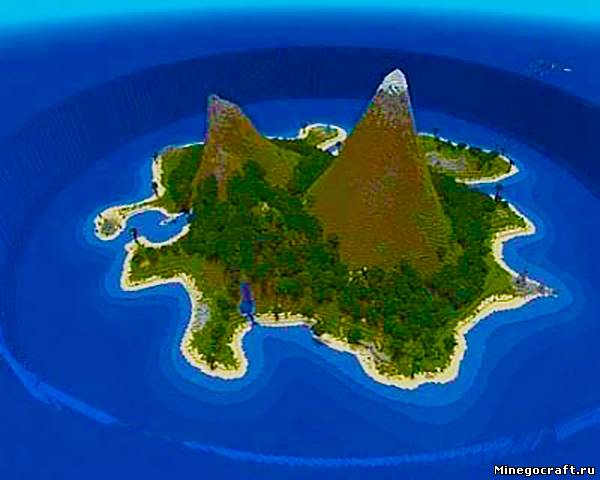 Minecraft карта остров